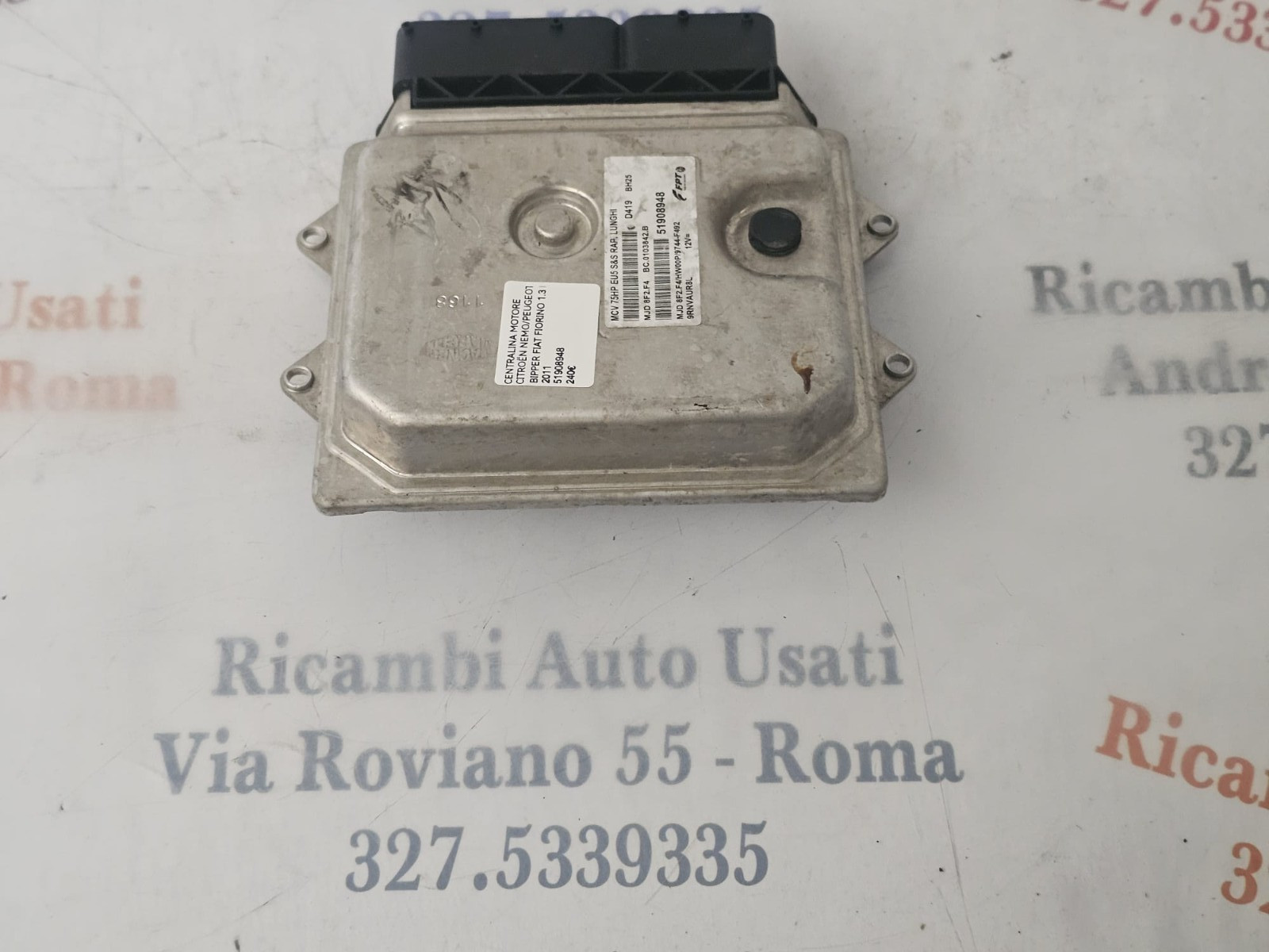 CENTRALINA MOTORE CITROEN NEMO/PEUGEOT BIPPER /FIAT FIORINO 1.3 D 2011 51908948 - immagine 6