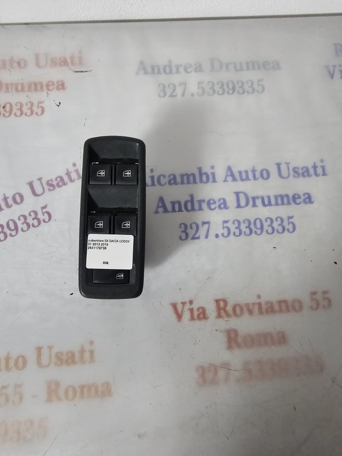 PULSANTIERA SX DACIA LOGGY S1 2013-2019 COD 254117873R - immagine 4