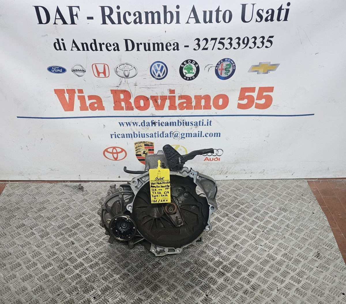 CAMBIO VW GOLF/AUDI A1 /SCODA YETI 1.2 T.B 6 MARCE KM 128.000 CBZ/LHX 2009-2014