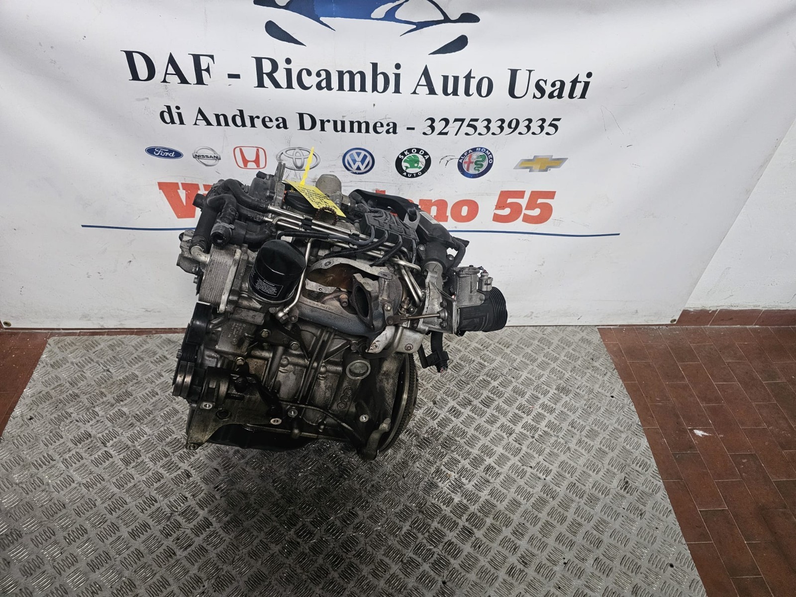 MOTORE VW GOLF/AUDI A1 /SCODA YETI 1.2 T.B 6 MARCE KM 128.000 COD CBZ 2009-2014