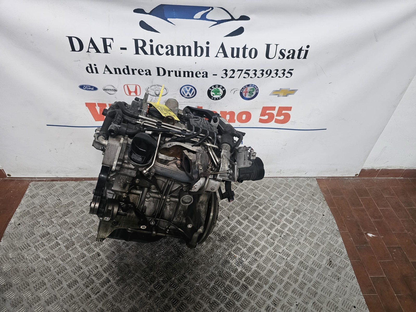 MOTORE VW GOLF/AUDI A1 /SCODA YETI 1.2 T.B 6 MARCE KM 128.000 COD CBZ 2009-2014 - immagine 2