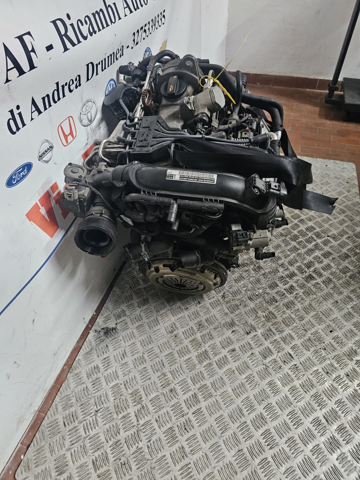 MOTORE VW GOLF/AUDI A1 /SCODA YETI 1.2 T.B 6 MARCE KM 128.000 COD CBZ 2009-2014 - immagine 6