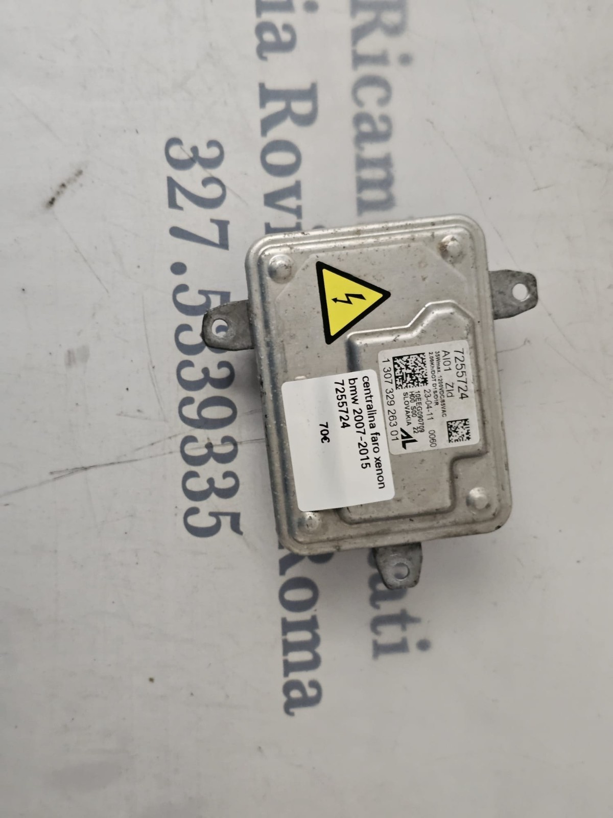 CENTRALINA FARO XENON BMW 2007-2015 COD 7255724 - immagine 3