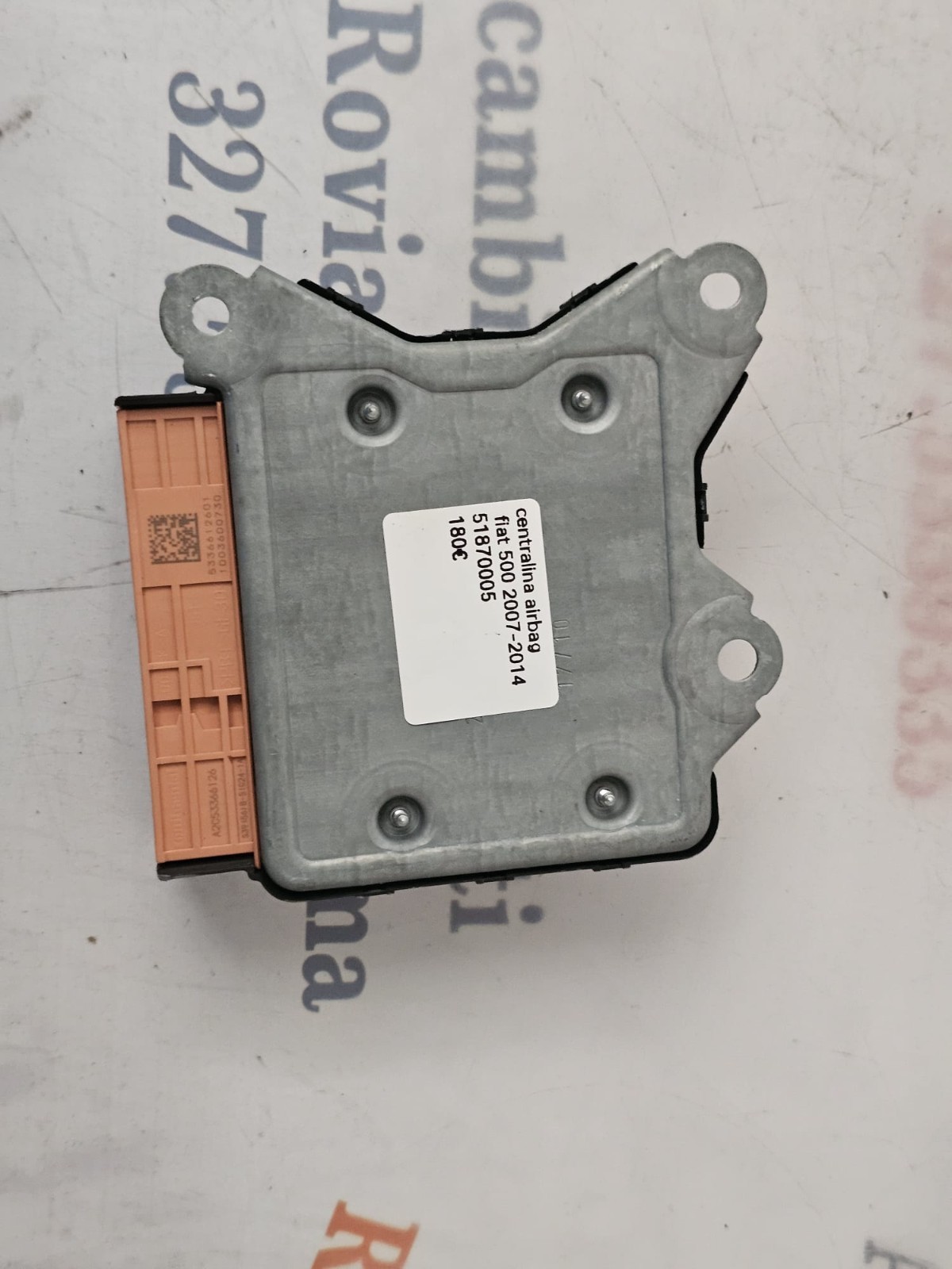 51870005 CENTRALINA AIRBAG FIAT 500 2007-2014 CONTINENTAL FIAT LANCIA ALFA ROMEO - immagine 5