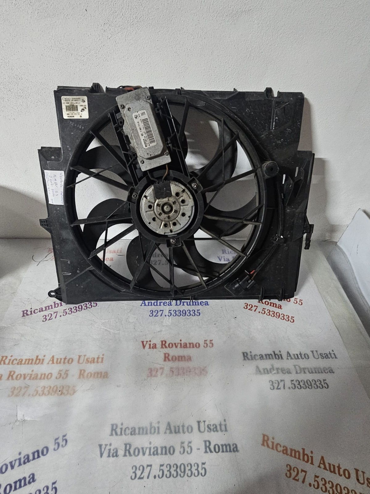 VENTOLA RADIATORE BMW S3 2007-2014 2.0 DIESEL BOSCH 0130303941