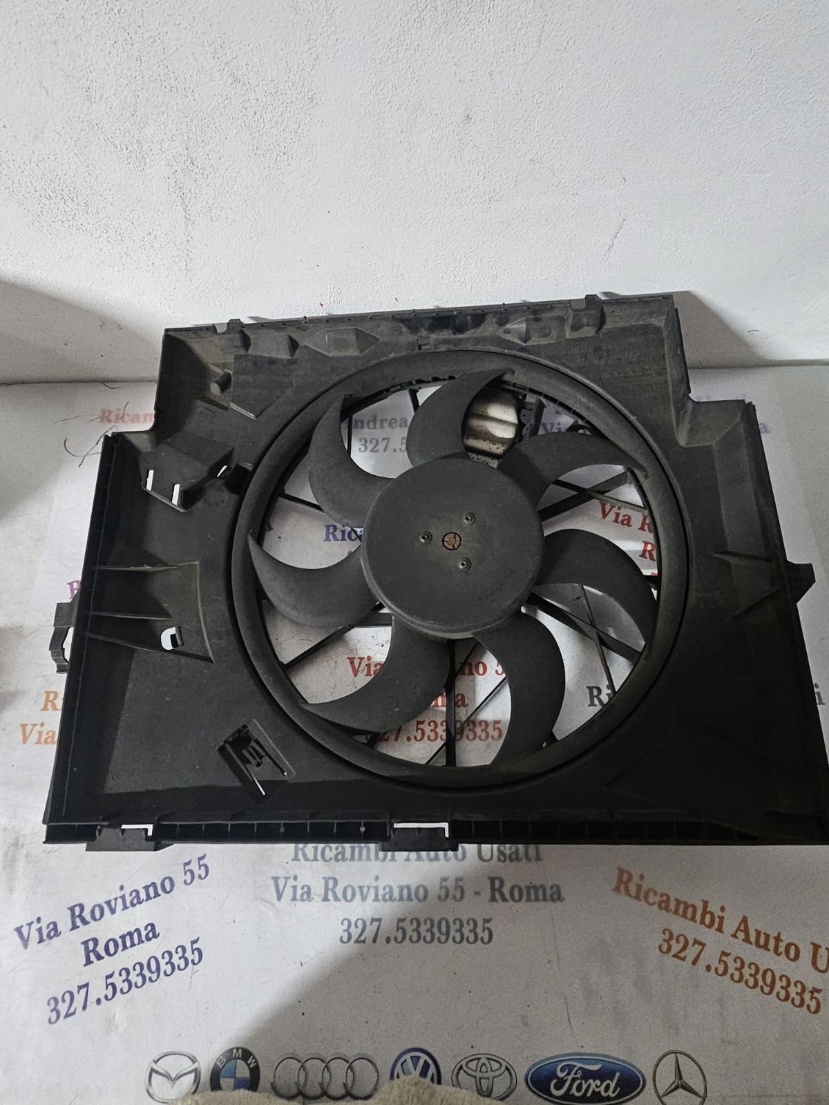 VENTOLA RADIATORE BMW S3 2007-2014 2.0 DIESEL BOSCH 0130303941 - immagine 2