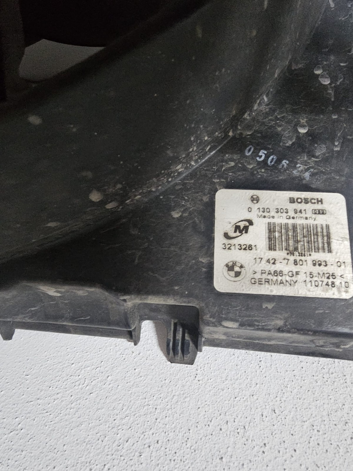 VENTOLA RADIATORE BMW S3 2007-2014 2.0 DIESEL BOSCH 0130303941 - immagine 4