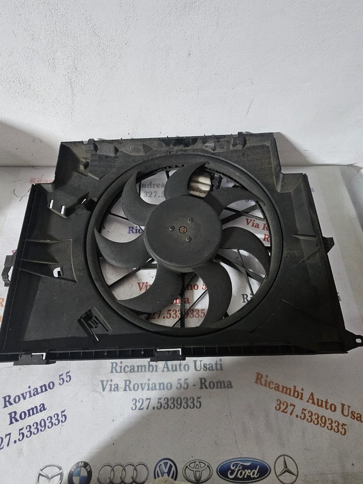 VENTOLA RADIATORE BMW S3 2007-2014 2.0 DIESEL BOSCH 0130303941 - immagine 5