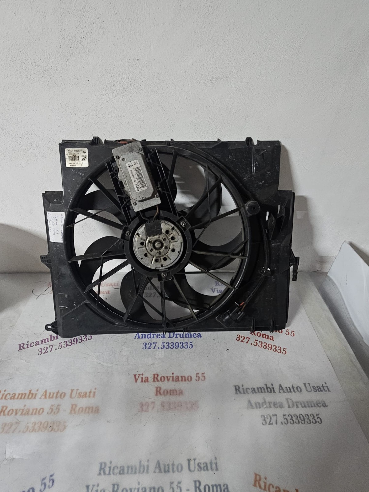 VENTOLA RADIATORE BMW S3 2007-2014 2.0 DIESEL BOSCH 0130303941 - immagine 6