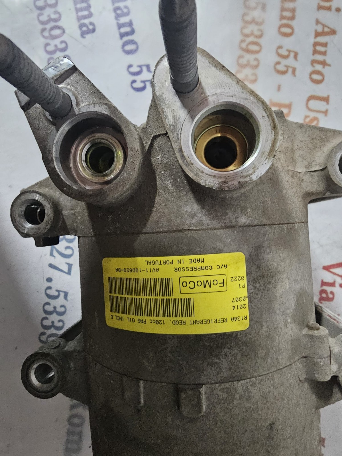 COMPRESSORE FORD B MAX 1.4 BENZINA 2011-2018 COD AV11-19D629-BA - immagine 2