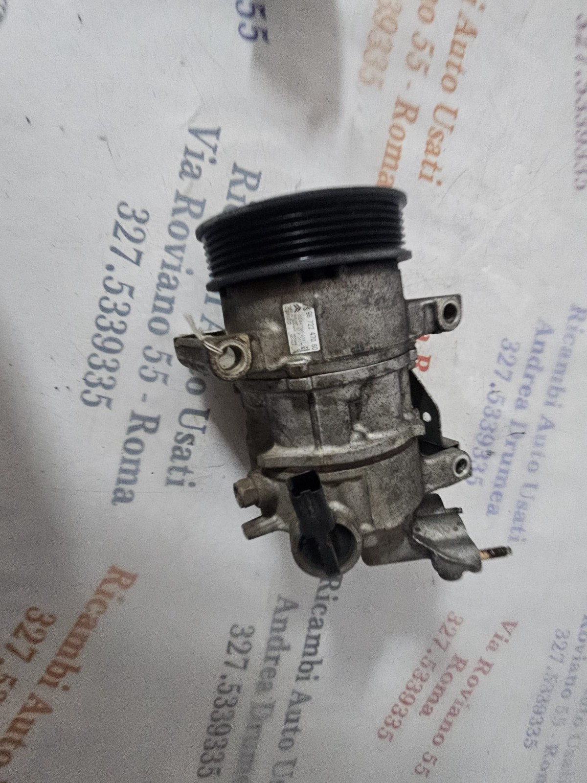 COMPRESSORE CITROEN C3 /PEUGEOT 208 1.2 BENZINA 2012-2017 COD 9672247080 - immagine 6
