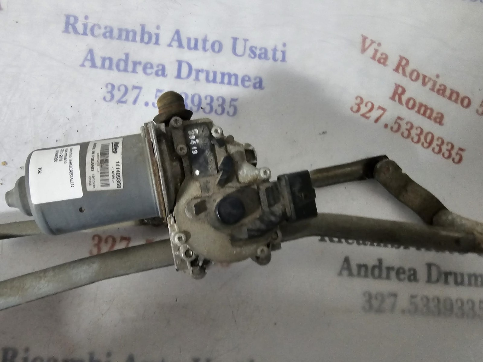 MOTORINO TERGICRISTALLO OPEL MOVANO 2011-2018 VALEO 141409360 - immagine 4