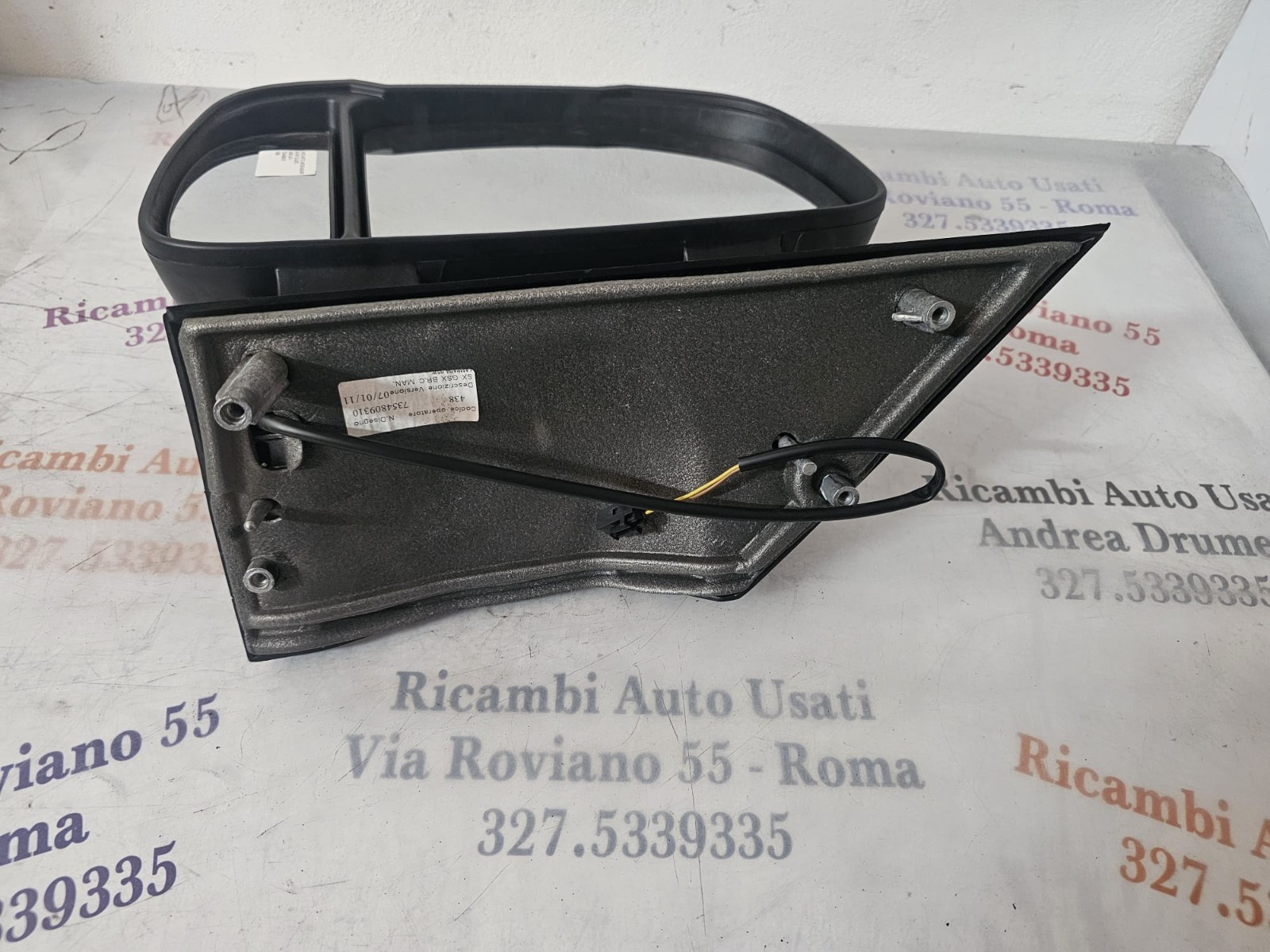 SPECCHIETTO RETROVISORE SX FIAT DUCATO/PEUGEOT BOXER CITROEN JUMPER COD 7354809310 - immagine 9