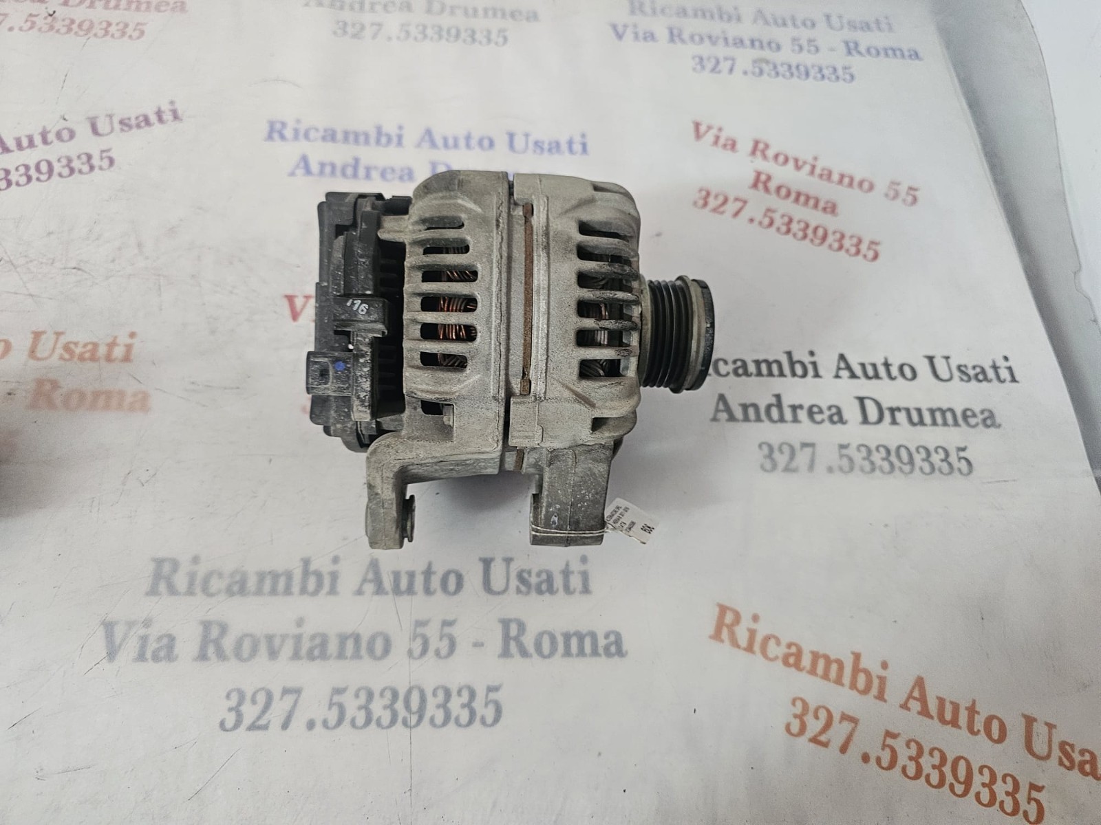 ALTERNATORE OPEL MERIVA B 2011-2018 1.4 TURBO DIESEL BOSCH 0124425085 - immagine 2