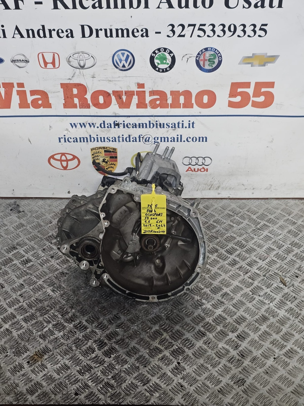 CAMBIO FORD ECOSPORT 1.5 DIESEL 6 MARCE KM 53.0002019-2020 COD JN1R7002CFF