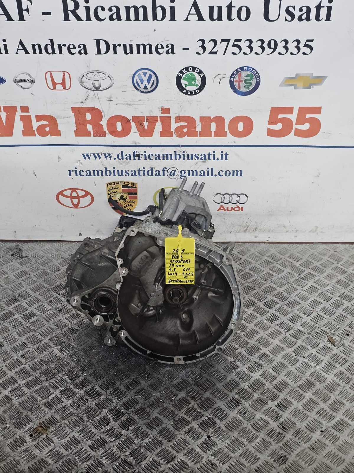 CAMBIO FORD ECOSPORT 1.5 DIESEL 6 MARCE KM 53.0002019-2020 COD JN1R7002CFF - immagine 2