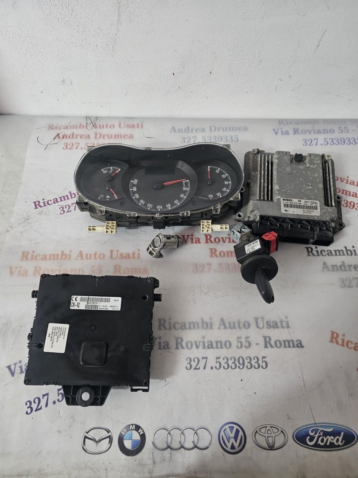 KIT ACCENSIONE OPEL MOVANO /RENAULT MASTER 2.3 D 6 M COD CENTRALINA 0281030576 - immagine 10