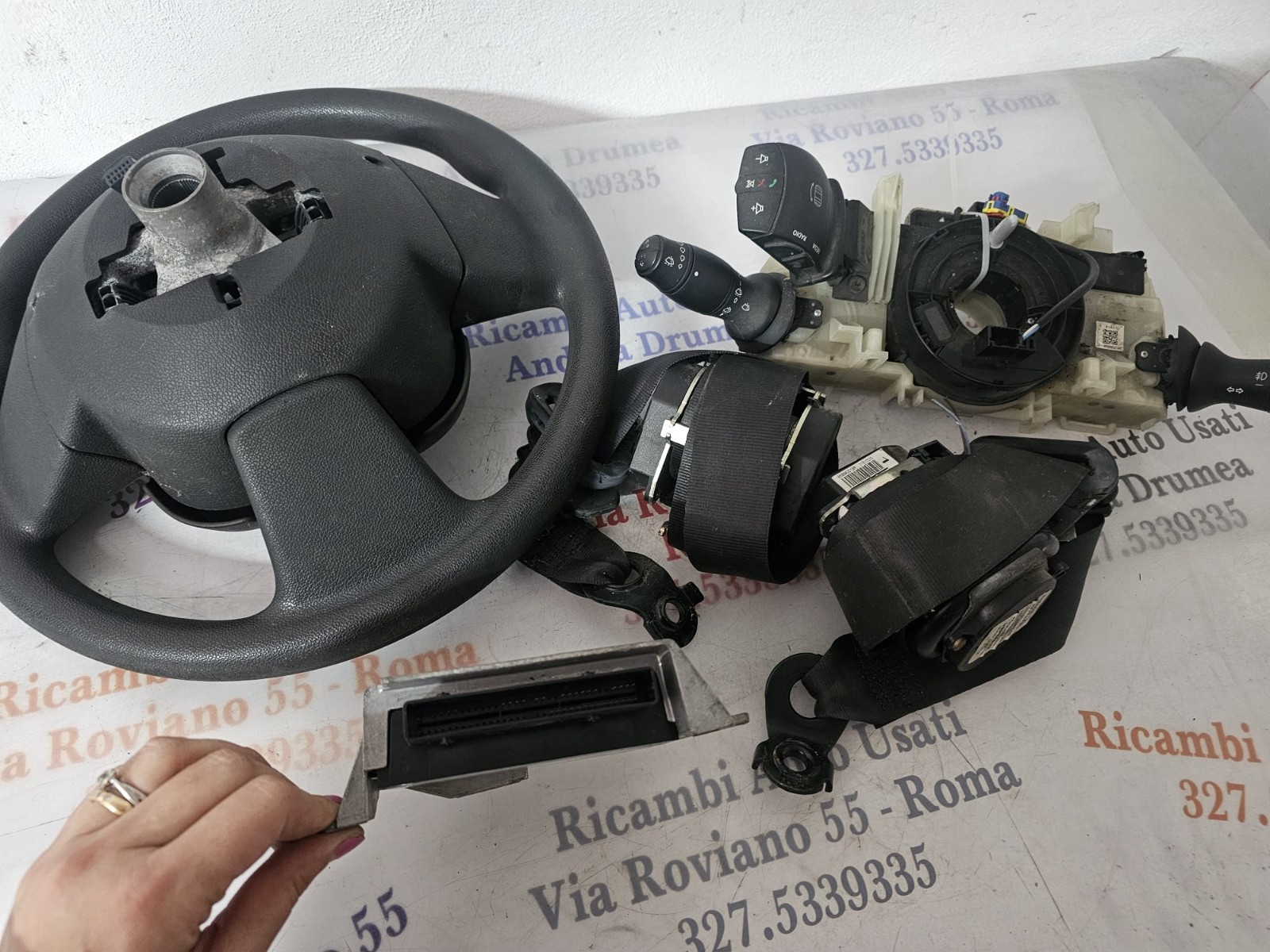 KIT AIRBAG OPEL MOVANO 2011-2018 COD CENTRALINA 8201448823 2.3 DIESEL 6 MARCE