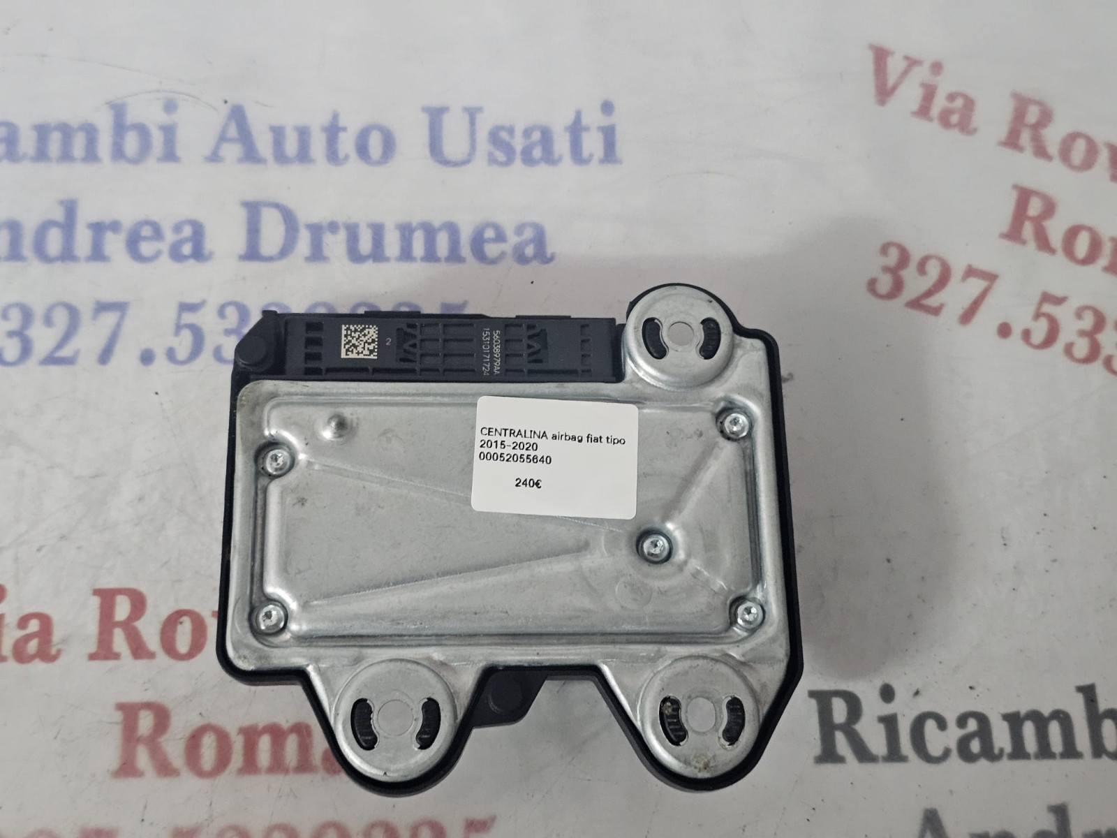 CENTRALINA AIRBAG FIAT TIPO 2015-2020 COD 00052055640 12V - immagine 6