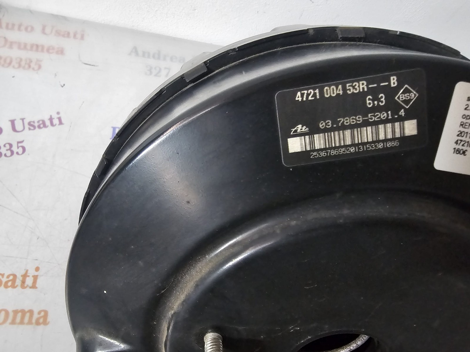 SERVO FRENO OPEL MOVANO /RENAULT MASTER 2.3 DIESEL 2011-2018 COD 472100453R--B - immagine 4