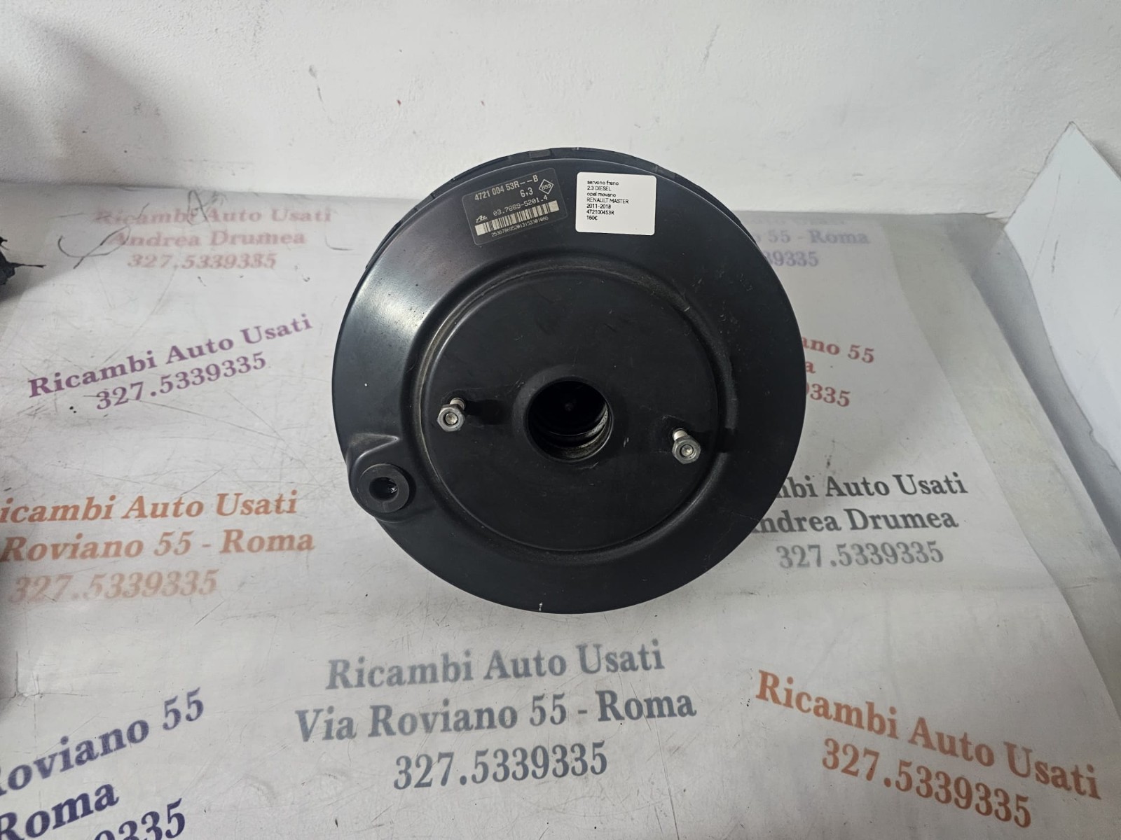 SERVO FRENO OPEL MOVANO /RENAULT MASTER 2.3 DIESEL 2011-2018 COD 472100453R--B - immagine 5