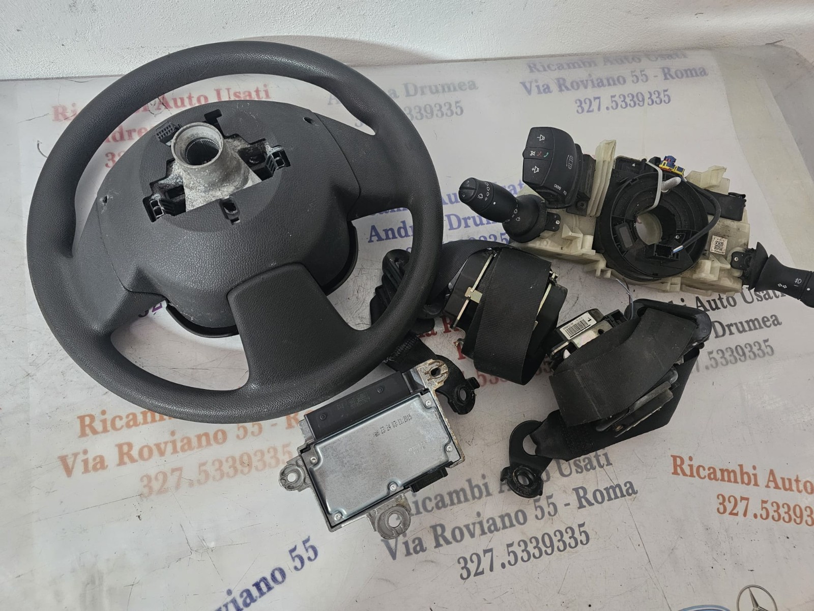 KIT AIRBAG OPEL MOVANO 2011-2018 COD CENTRALINA 8201448823 2.3 DIESEL 6 MARCE - immagine 3