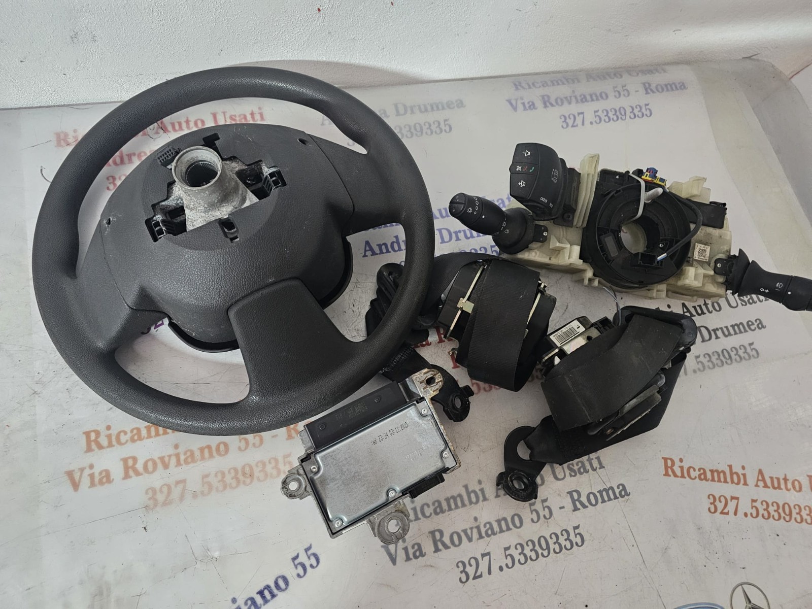 KIT AIRBAG OPEL MOVANO 2011-2018 COD CENTRALINA 8201448823 2.3 DIESEL 6 MARCE - immagine 4