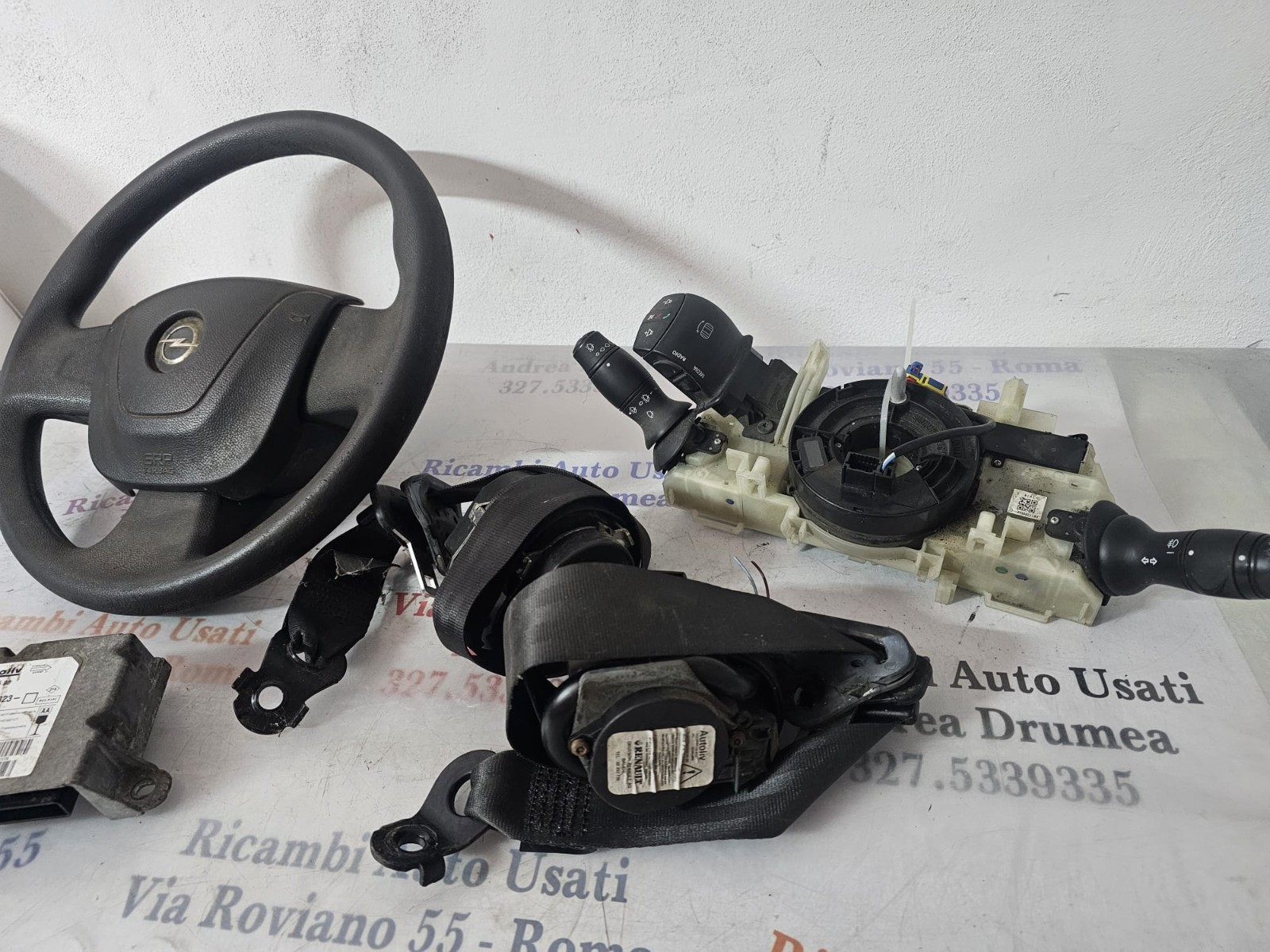 KIT AIRBAG OPEL MOVANO 2011-2018 COD CENTRALINA 8201448823 2.3 DIESEL 6 MARCE - immagine 7