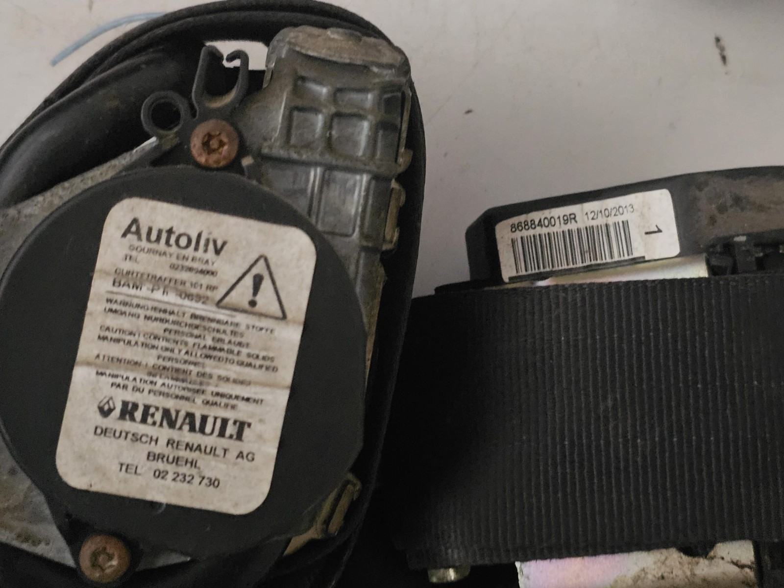 KIT AIRBAG OPEL MOVANO 2011-2018 COD CENTRALINA 8201448823 2.3 DIESEL 6 MARCE - immagine 12