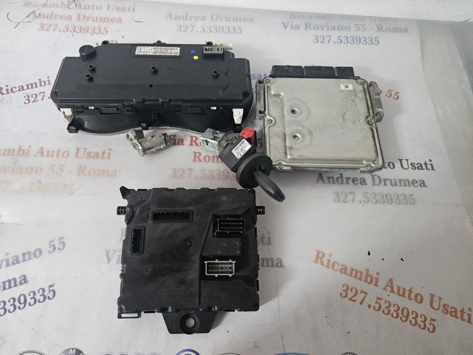 KIT ACCENSIONE OPEL MOVANO /RENAULT MASTER 2.3 D 6 M COD CENTRALINA 0281030576 - immagine 2