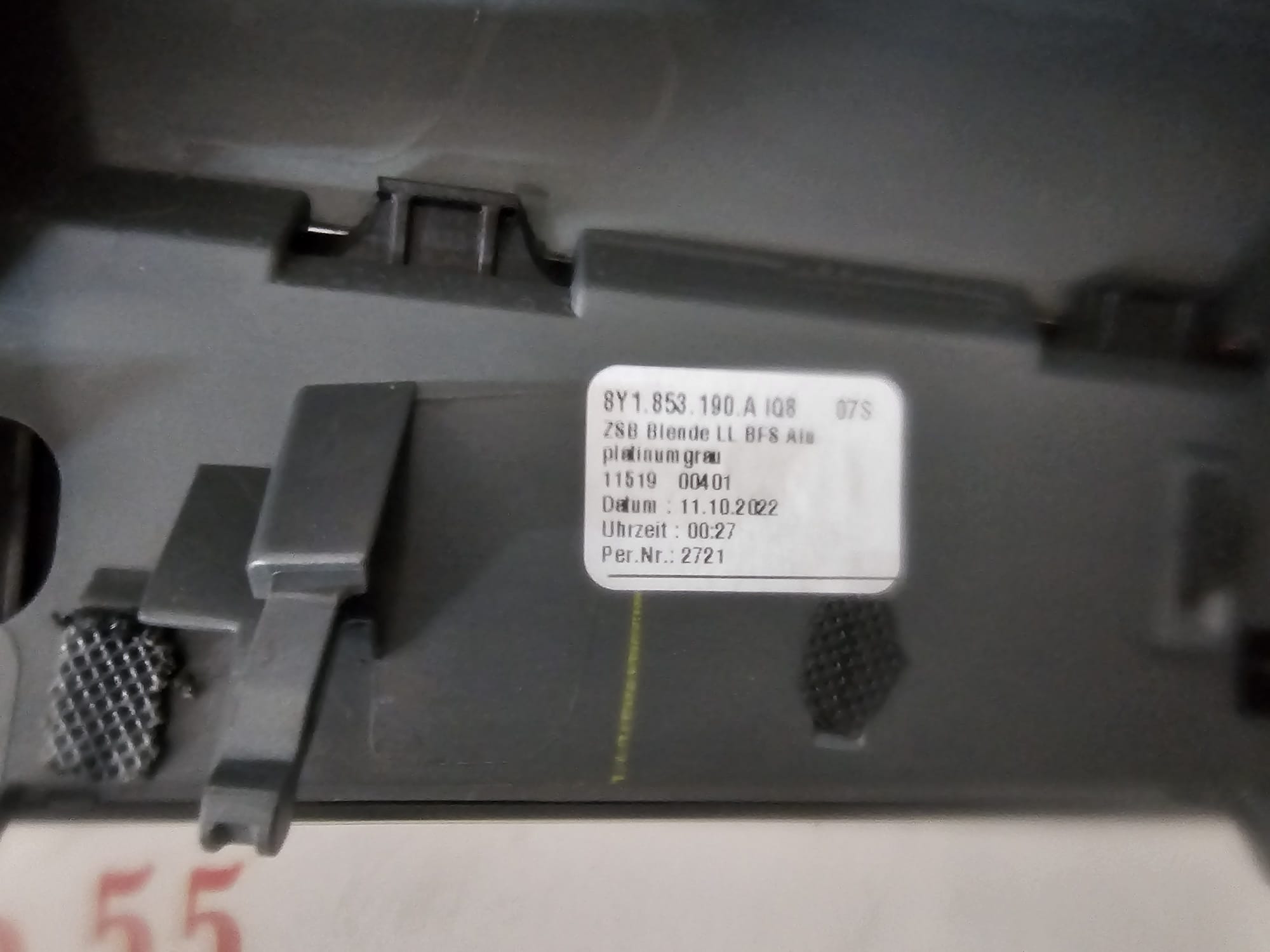 MODANATURA CRUSCOTTO AUDI A3 8Y 2020/2025 COD 8Y1853190A - immagine 3