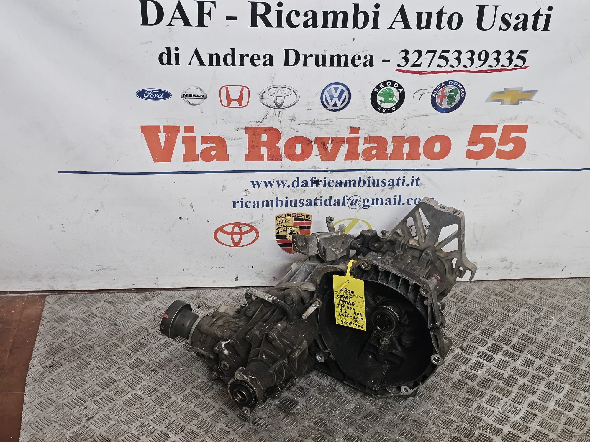 Cambio Fiat Panda 1.3 diesel 4x4 km117.000 2015-2019 cod 330A1000 - immagine 8