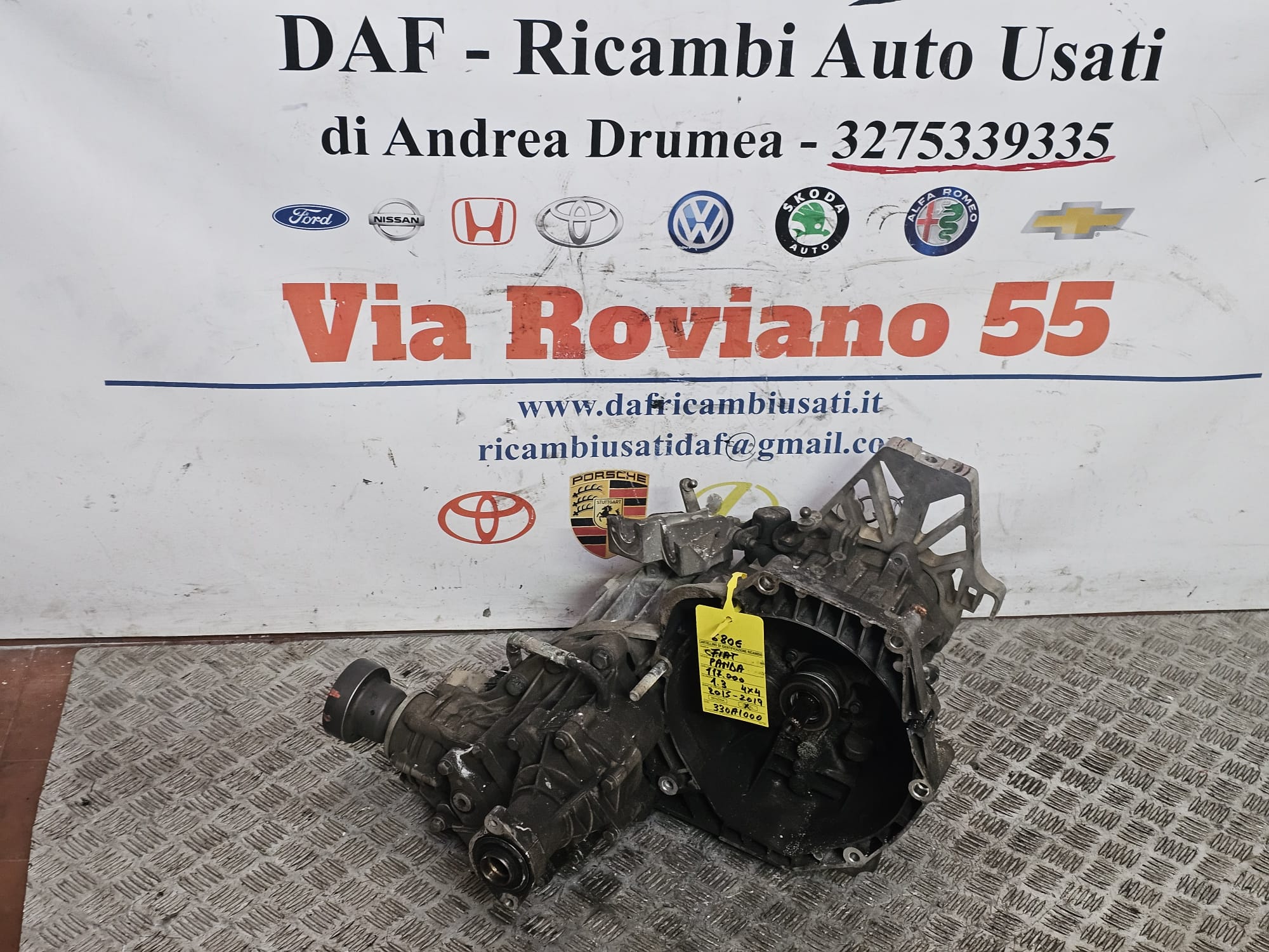 Cambio Fiat Panda 1.3 diesel 4x4 km117.000 2015-2019 cod 330A1000 - immagine 9