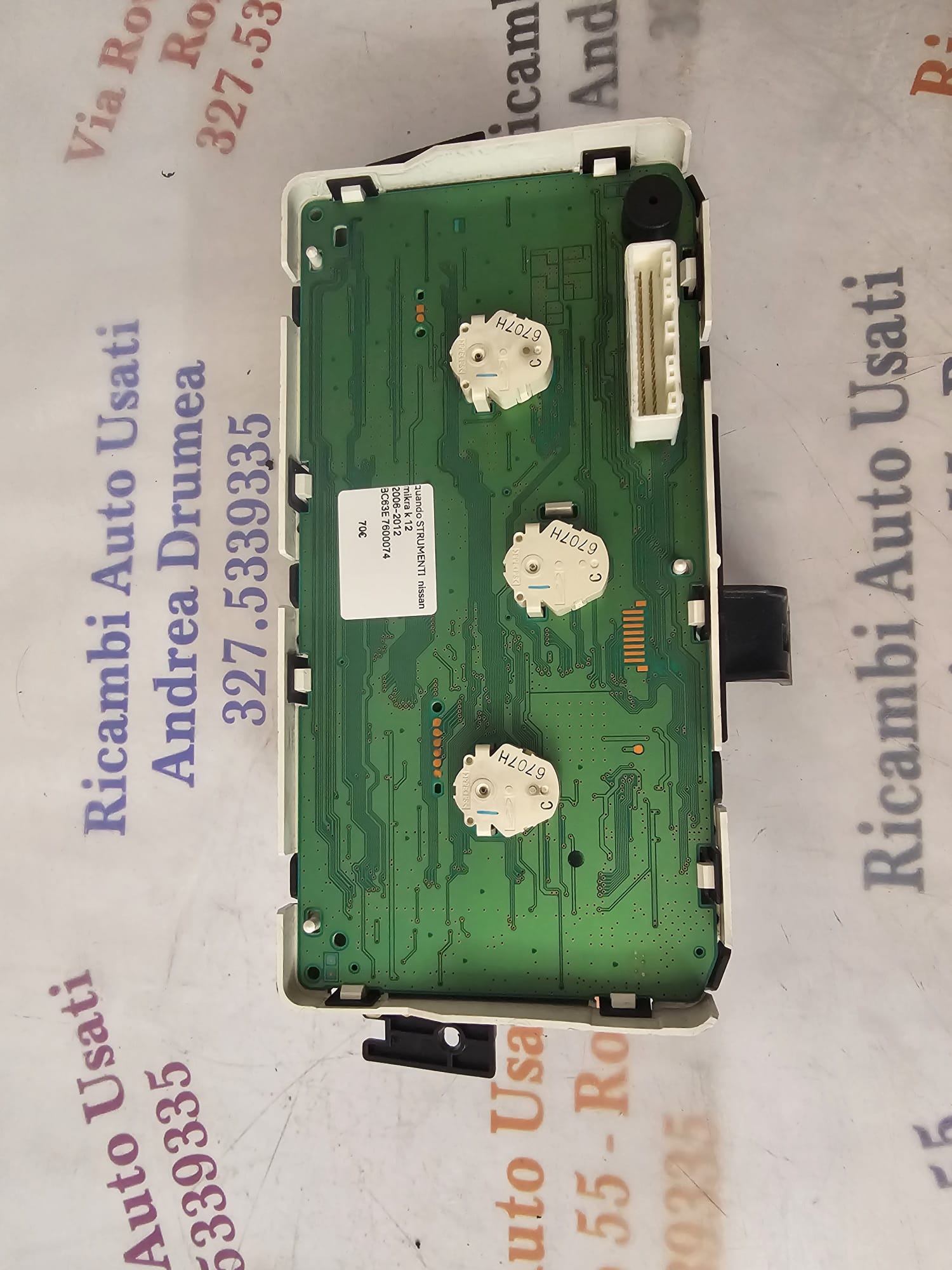 QUADRO STRUMENTI NISSAN MICRA K12 2006-2012 COD 8C63E7600074 - immagine 5