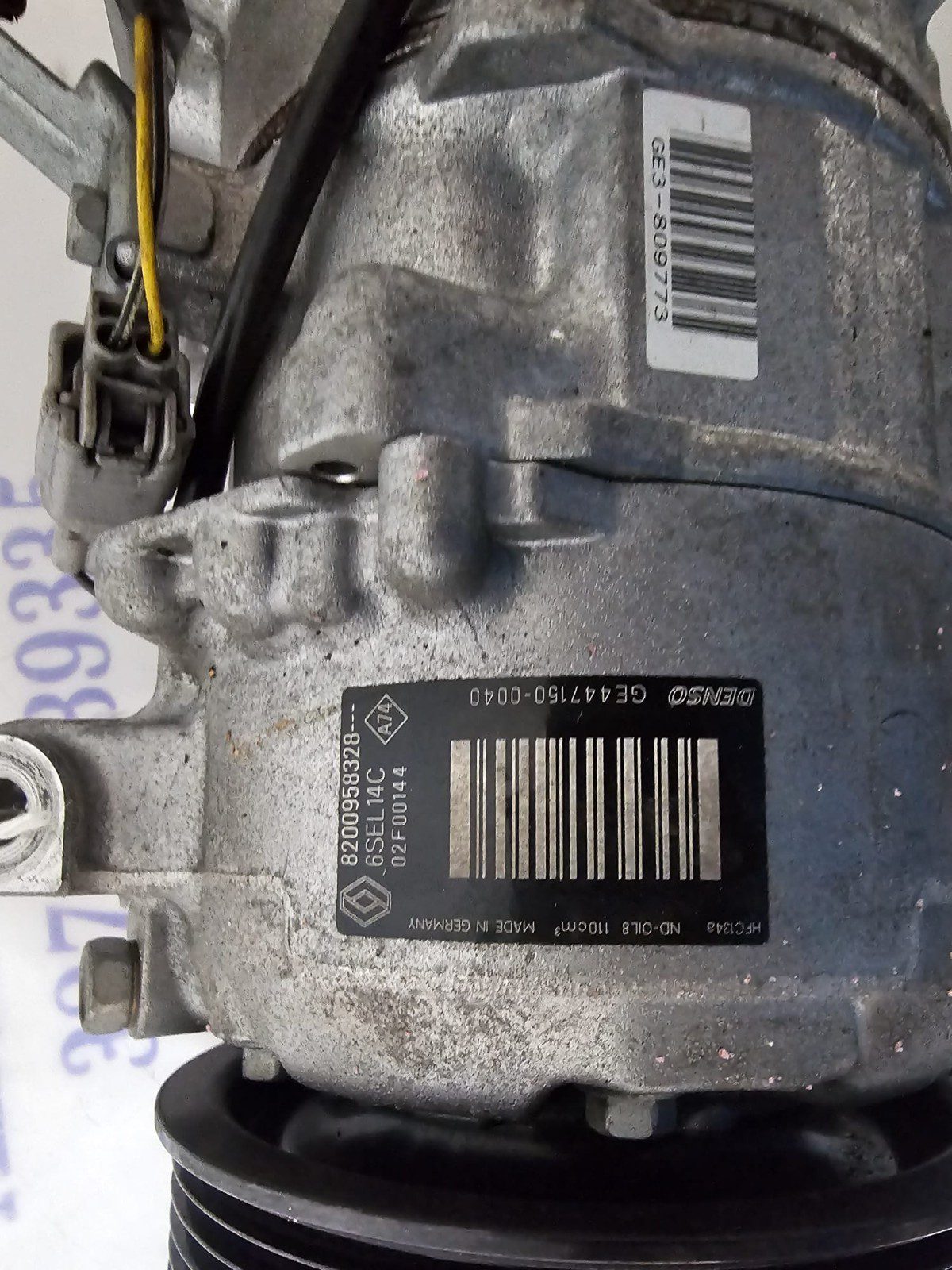 COMPRESSORE RENAULT MEGANE/SCENIC/X.MOD 1.6 D 10-15 DENSO GE447150-0040 - immagine 7