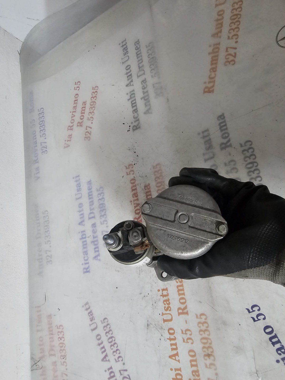 Motorino avviamento lancia fiat alfa 1.2 benzina start stop bosch 51916168F109 - immagine 6