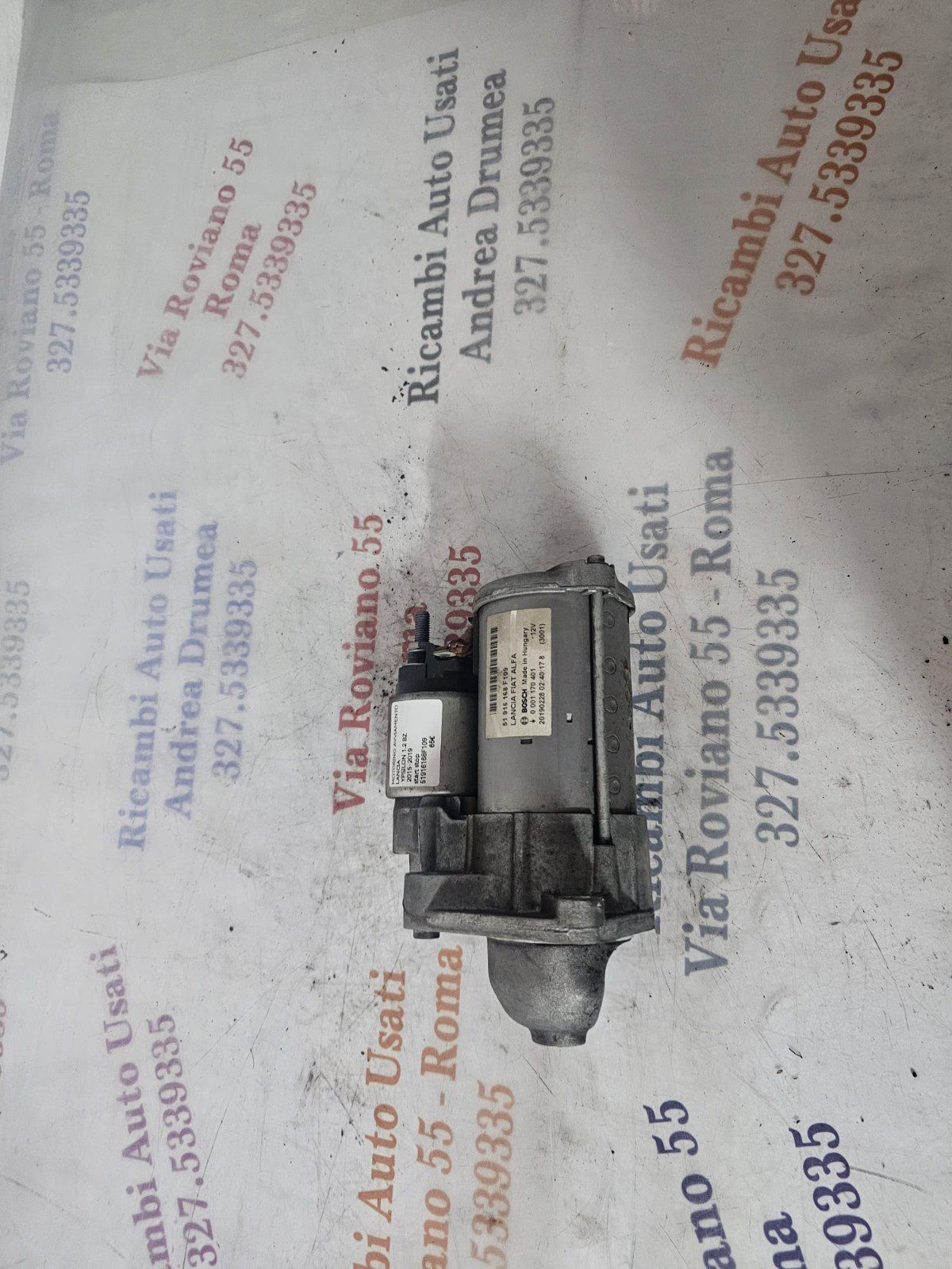 Motorino avviamento lancia fiat alfa 1.2 benzina start stop bosch 51916168F109 - immagine 8