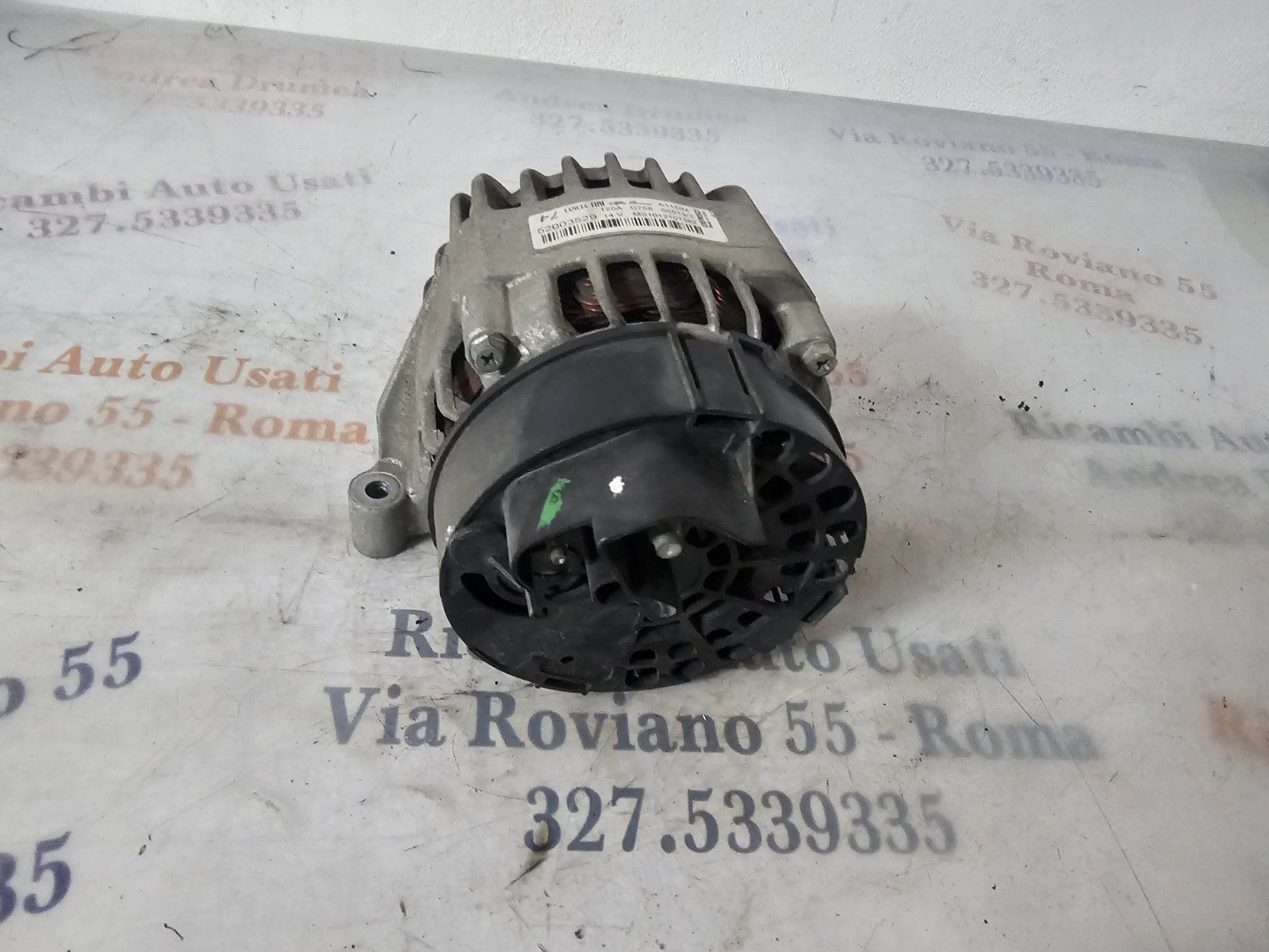 Alternatore lancia fiat alfa 1.2 benzina 2015-2019 denso cod 52003529 120A 14V - immagine 3
