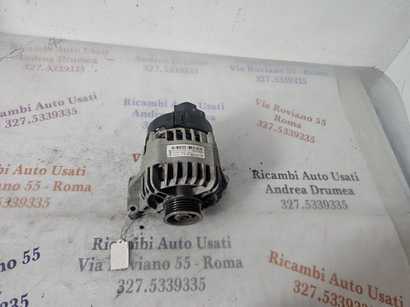 Alternatore lancia fiat alfa 1.2 benzina 2015-2019 denso cod 52003529 120A 14V - immagine 5