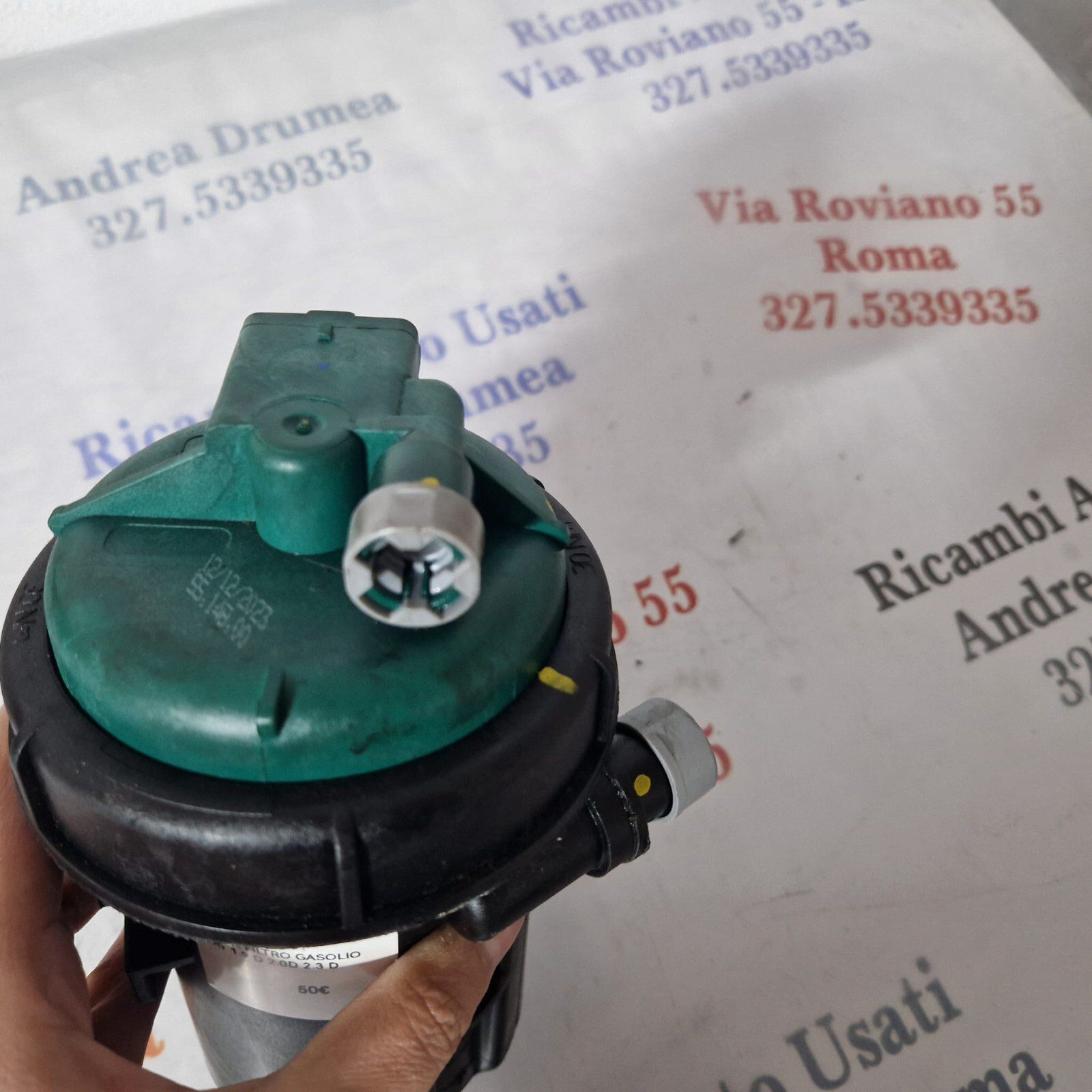 PORTA FILTRO GASOLIO FIAT 1.9 /2.0 /2.3 DIESEL - immagine 2