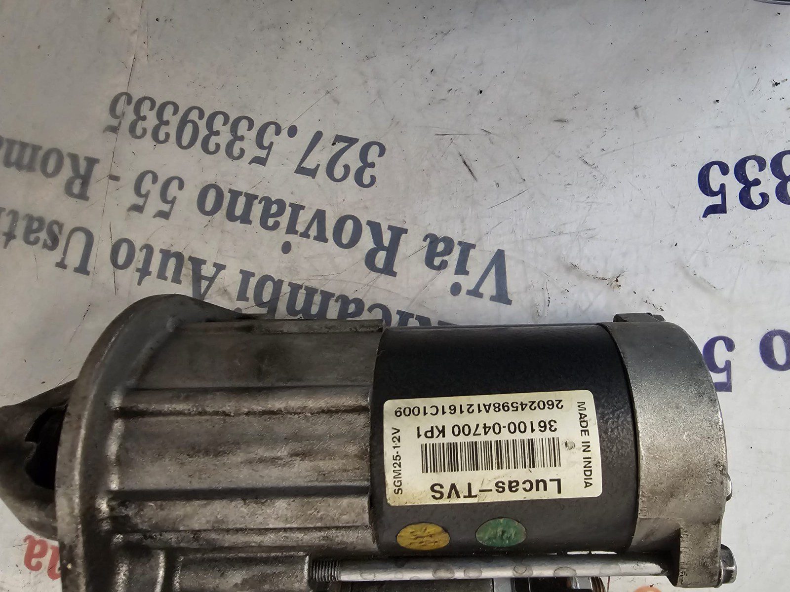 MOTORINO AVVIAMENTO HYUNDAI I10 1.0 BENZINA 2012-2016LUCAS-TVS 36100-04700 - immagine 4