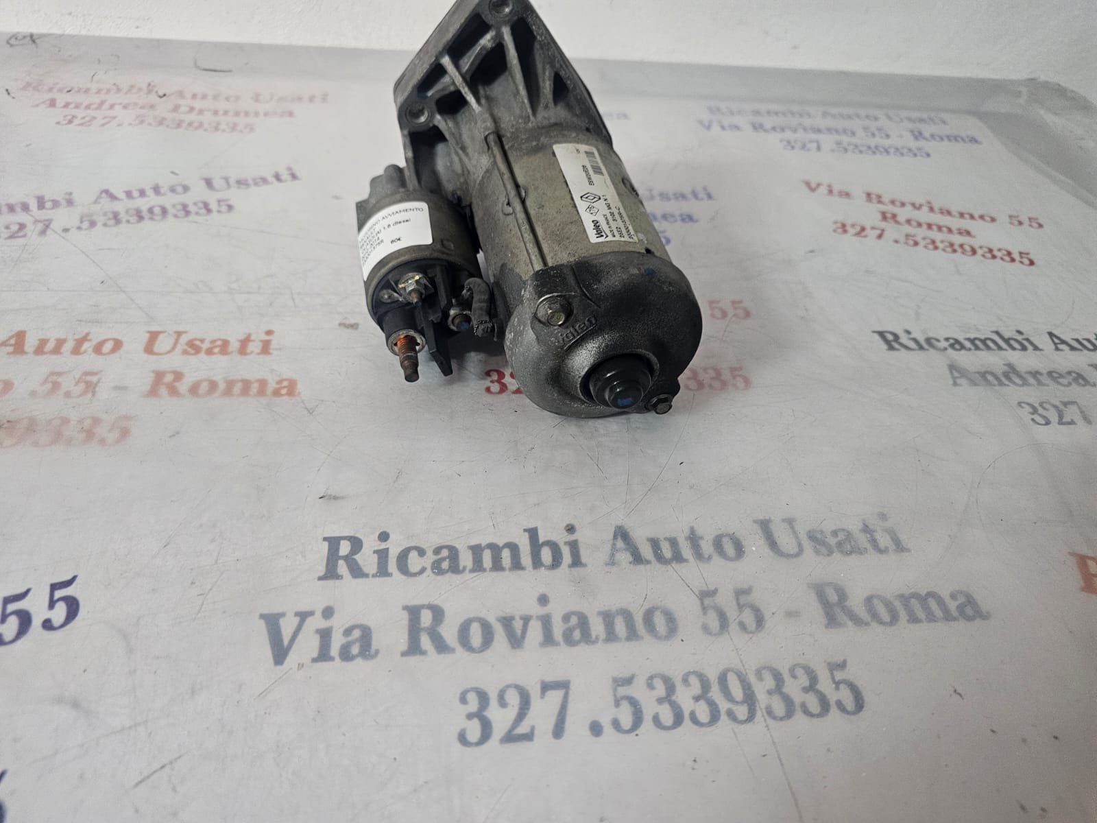 MOTORINO AVVIAMENTO RENAULT QUASQUAI 1.6 DIESEL VALEO 233001375R-C - immagine 2