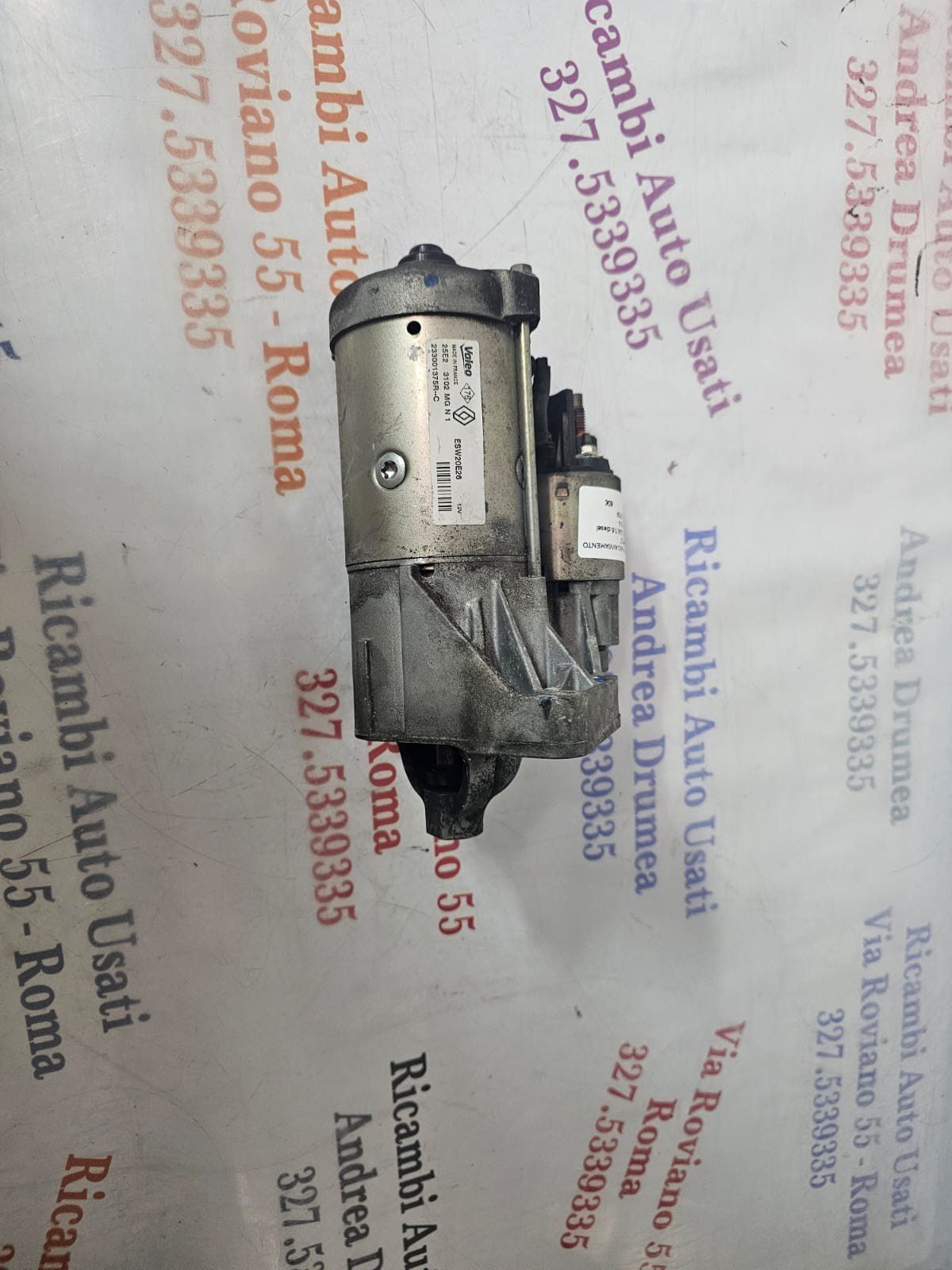 MOTORINO AVVIAMENTO RENAULT QUASQUAI 1.6 DIESEL VALEO 233001375R-C - immagine 4