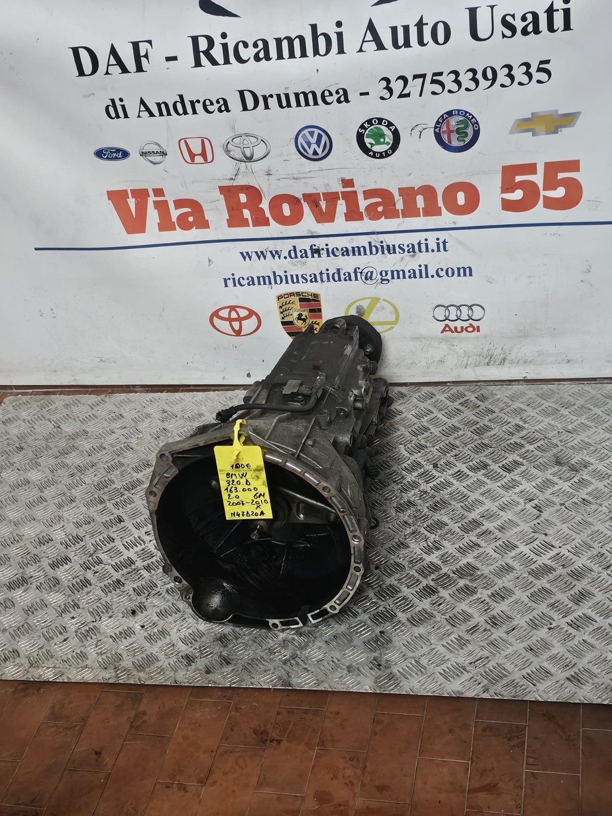 CAMBIO MANUALE BMW 320 d KM 163.000 2.0 DIESEL 6 MARCE 2007-2010 N47D20A