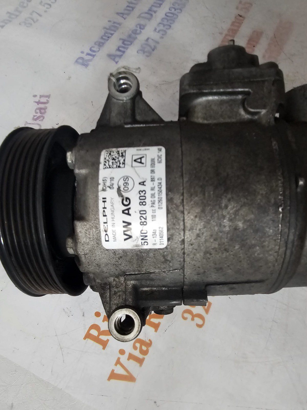 COMPRESSORE A/ C VOLKSWAGEN / AUDI 5K0820803A - immagine 2