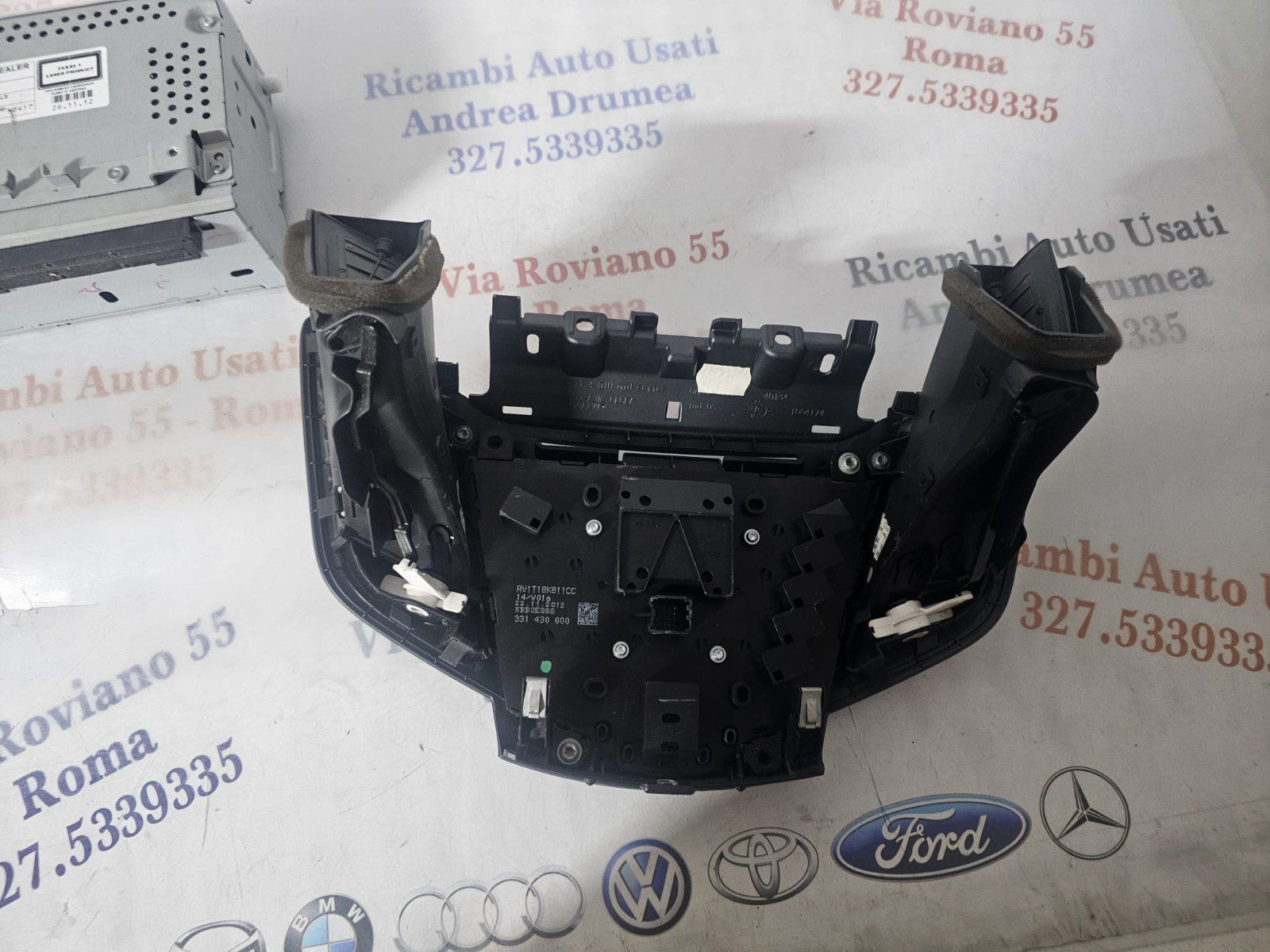 COMANDO AUTORADIO COMPLETO FORD FIESTA AV1T18K811CC COD 331430000 2010-2017 - immagine 5