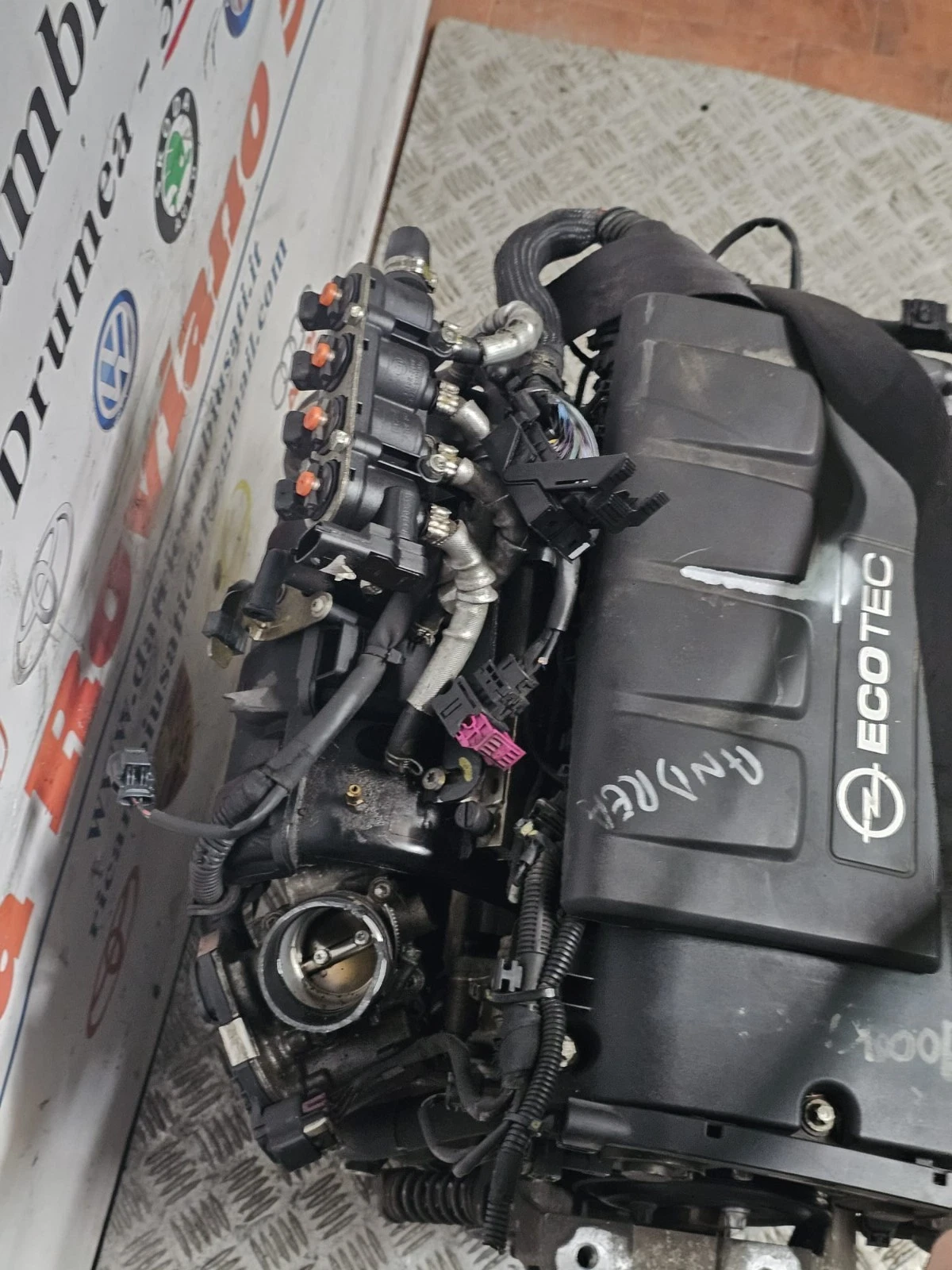 MOTORE COMPLETO OPEL ADAM /CORSA D 1.2 BENZINA KM 91.000 COD A12XER - immagine 10