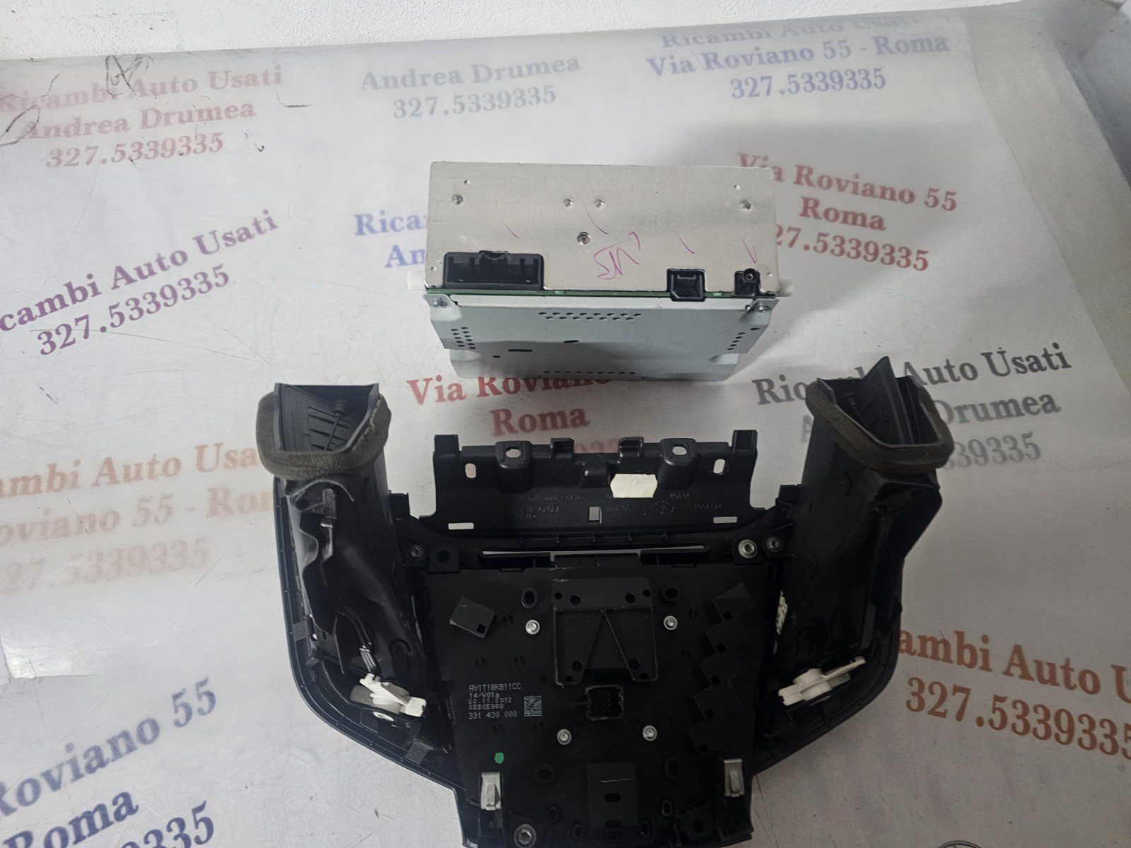 COMANDO AUTORADIO COMPLETO FORD FIESTA AV1T18K811CC COD 331430000 2010-2017 - immagine 7