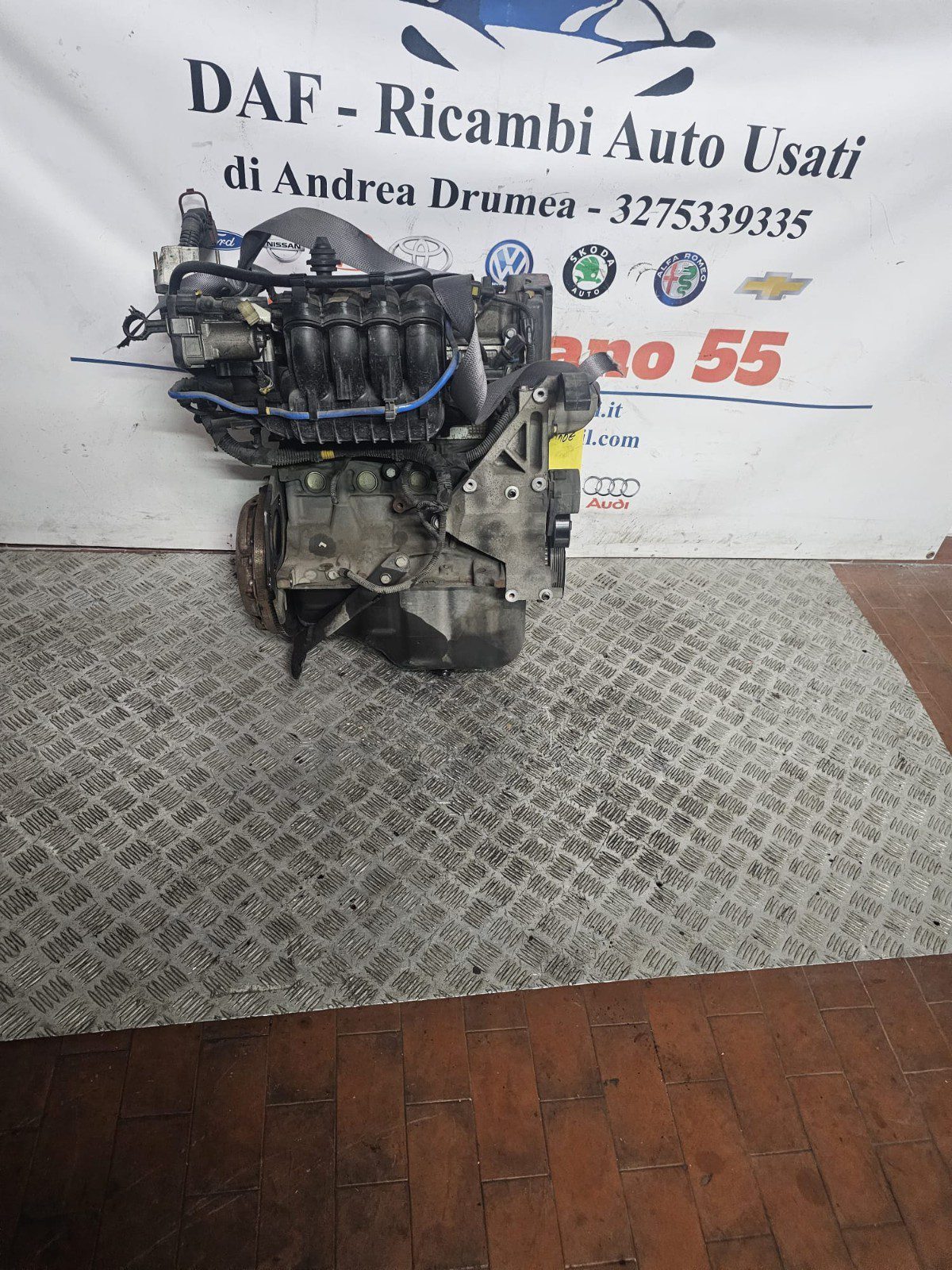 MOTORE FIAT GRANDE PUNTO 1.4 BENZINA KM 81.000 2008-2015 SIGLA 350A1000 - immagine 4