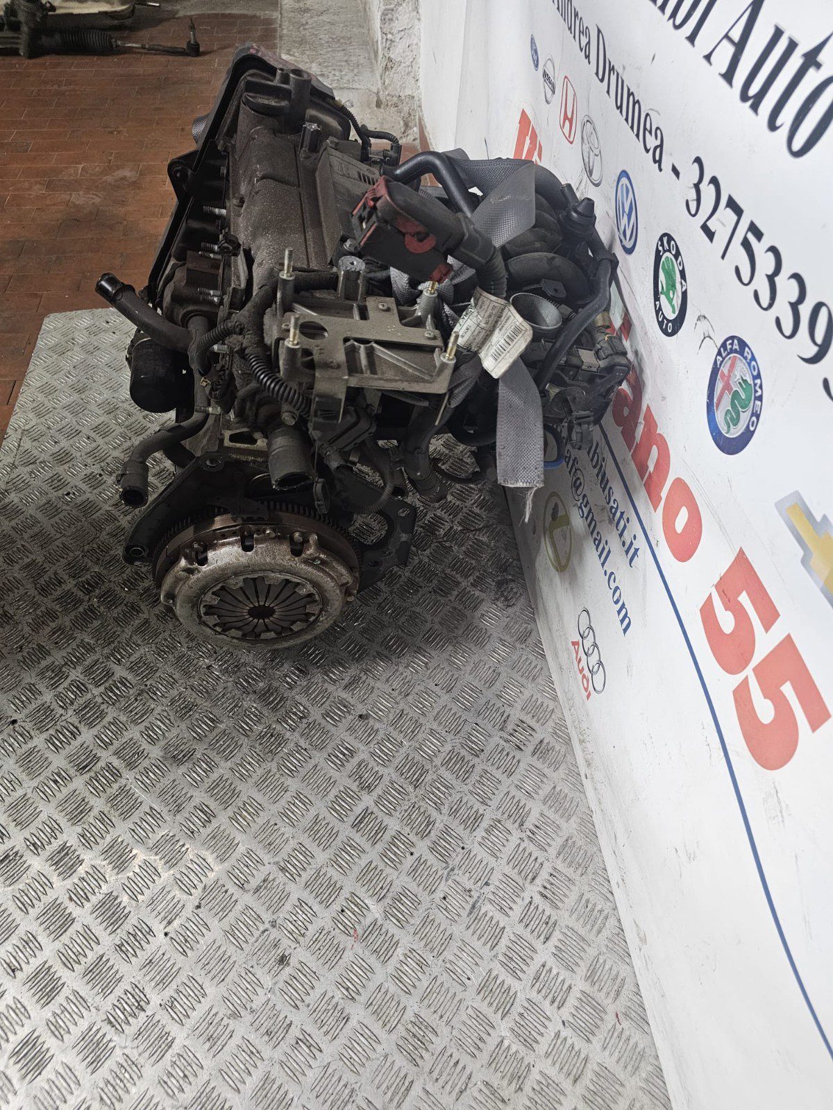 MOTORE FIAT GRANDE PUNTO 1.4 BENZINA KM 81.000 2008-2015 SIGLA 350A1000 - immagine 6